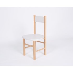 Set stolečku a židliček Simple - bílý
