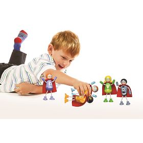 Tidlo Dřevěné postavičky Superhrdinové, Tidlo