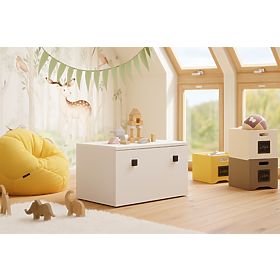 Truhla na hračky Inga - černá rukojeť