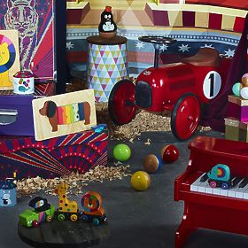 Vilac Barevný vláček zvířatka Andy Westfac, Vilac