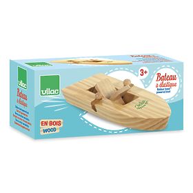 Vilac Dřevěná loďka na gumičkový pohon, Vilac