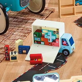 Vilac Dřevěná logická hra Nalož to správně! Stěhováci, Vilac