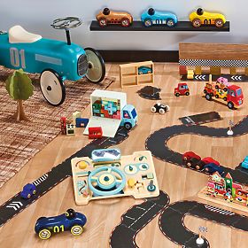 Vilac Dřevěné auto Old Sport Compet přírodní, Vilac