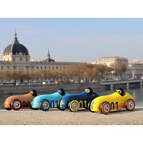 Vilac Dřevěné auto Old Sport Compet žluté, Vilac