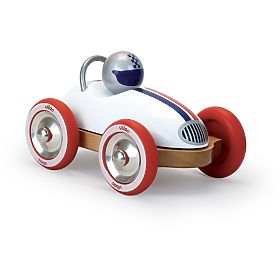 Vilac Dřevěné auto Roadster vintage bílé, Vilac