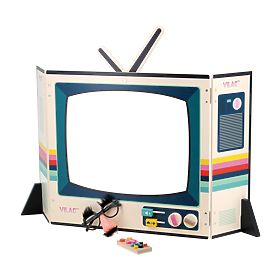 Vilac Dřevěné divadlo Retro televize, Vilac