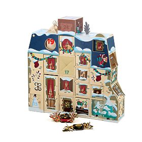 Vilac Dřevěný adventní kalendář k naplnění Domeček, Vilac