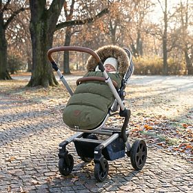 Zimní fusak do kočárku Mouse - khaki, Ourbaby®