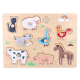 Zvukové puzzle - farma