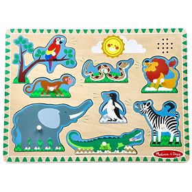 Zvukové puzzle - Zoo, Melissa & Doug